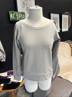 Ash Light Grey Pullover Bamboo Sweater